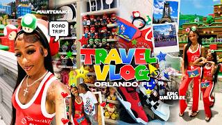 Travel Vlog ✰ ORLANDO, FL | road trip, maintenance , epic universe & more | JAAHDIORR