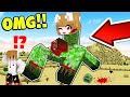 I fooled my friend as a mutant creeper in minecraft