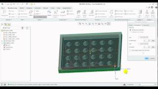 CREO : NC code for milling a pattern of holes