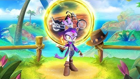 Sonic Dash -  Pyromancer Blaze Character Unlocked & Fully Upgraded Update All Character Unlocked