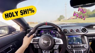 21’ MUSTANG GT POV DRIVE *HIGH SPEED PULLS*