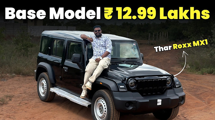 🔥 Mahindra THAR ROXX Starts at ₹12.99 Lakhs – Unleash the Off-Road Beast!