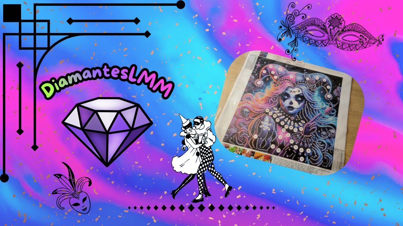 🤡💎 ¡La arlequina más BRILLANTE del mundo! ❄️🔥Diamantes Cristal, color y locura✨