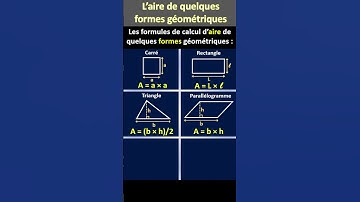 Formules de calcul d