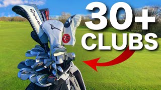 Playing golf with 30 CLUBS | Did my score improve?