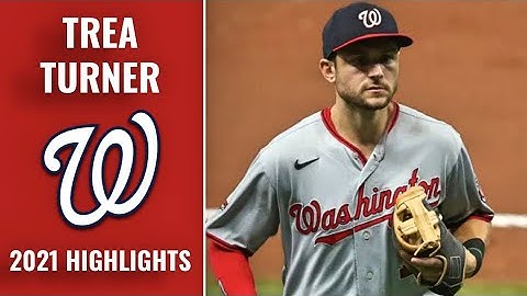 Trea Turner 2021 Nationals Highlights