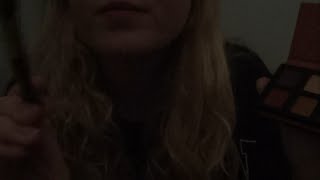 ASMR doing your makeup for a party (during a storm)