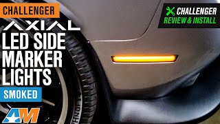 2015-2021 Challenger Axial LED Side Marker Lights; Smoked Review & Install