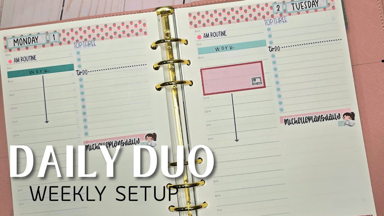 Daily Duo | Plan With Me | Erin Condren | Decorative Planning | Planner ...