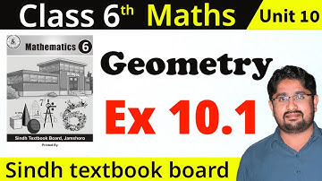 🔴 Unit 10 Geometry Exercise 10.1 Class 6 Math Sindh Textbook Board