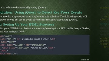 How to Trigger a Function on Enter Key Press Using jQuery
