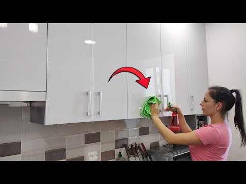 Уборка на кухне: как отмыть ФАСАДЫ КУХНИ. Потрясающий результат 💥