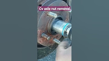 How to safely an Easily Remove CV axle nut. #axle #spindle #cvaxle