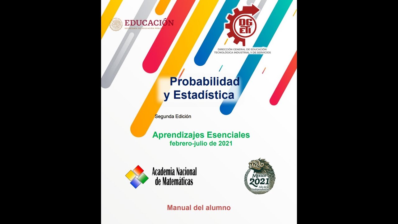 1.1 ESTADÍSTICA. Manual del alumno PROBABILIDAD Y ESTADISTICA DGETI