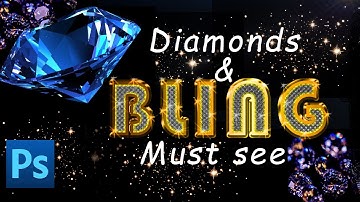How to create diamonds and bling in photoshop