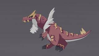 Tyrantrum Roar Animation Test