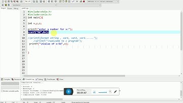 c and c++ programming lanuage printf and scanf