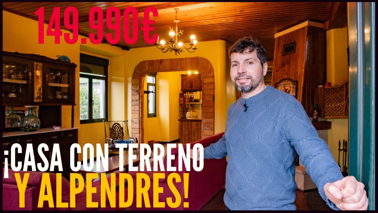 ¡¡¡REBAJADO!!!💥 ¡INTERESANTE CASA con 437 m² y TERRENO de 3.187 m² por tan SOLO 129.990€! 😱