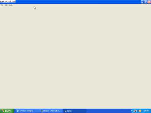 how to create a menu in visual basic 6.0 part 2