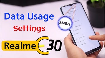 How to Show Data Usage in Realme C30 | Realme C30 Daily Data Usage Notification