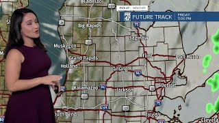Today's Forecast: Temperatures dropping with breezy winds & cloudy skies