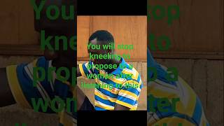 Celebrity STOP KNEELING TO PROPOSE TO A WOMAN. #masculinity Wealth