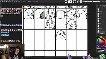 Making Twitch Emotes for Streamer DolphinChemist Part 1