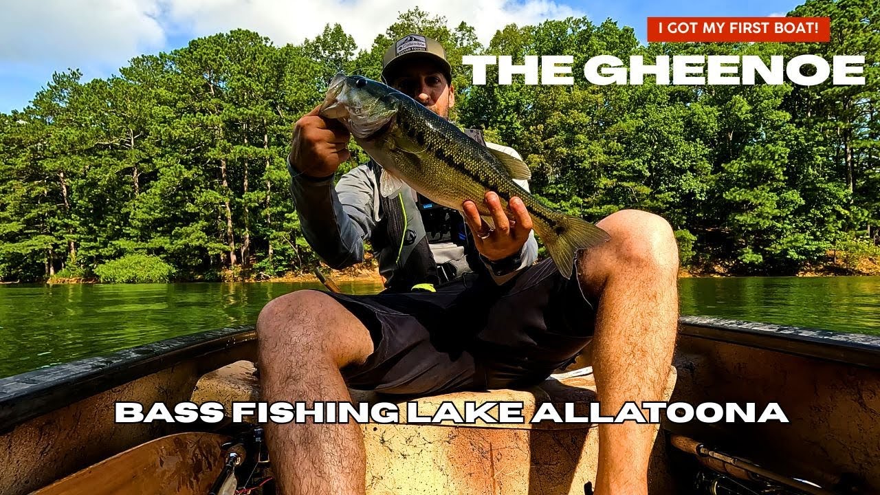 I Got my First Boat! Bass Fishing Lake Allatoona on my new Gheenoe #gheenoe #fishing #bassfishing