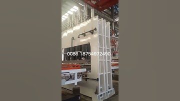 full automatic MDF | Particle board short cycle melamine laminated hot press production line