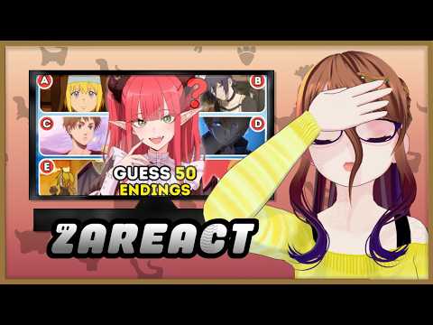 Ich weiß es, aber ich weiß es nicht!! 👀✨  ZaReact auf Anime Ending Quiz