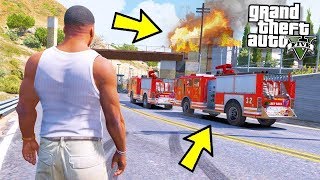 Өрт сөндіруші қайда барады? ізінен ереміз | GTA 5