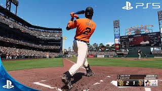 San Francisco Giants Vs San Diego Padres! -  MLB The Show 24 Gameplay (PS5) 4K UHD