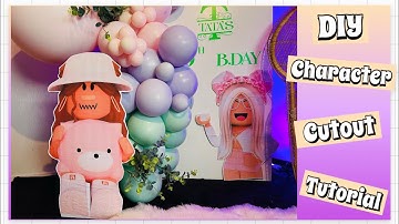 DIY Large Character Cutout Tutorial | Prop Tutorial | Party Cutout