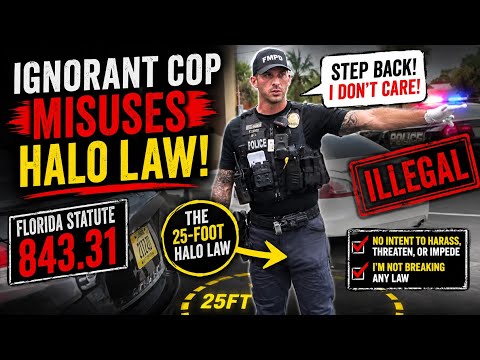 UNTRAINED COP SAYS GET BACK 25FT WITH NO INTENT FORT MYERS POLICE DEPARTMENT REFUSES TO TRAIN COPS
