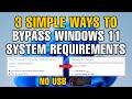 3 simple ways to bypass the windows 11 system requirements