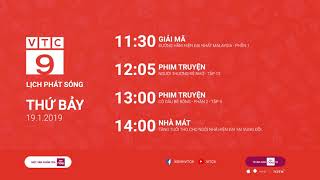 Lịch phát sóng VTC9 ngày 19/01/2019