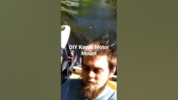 Easy Cheap DIY Kayak Trolling motor mount