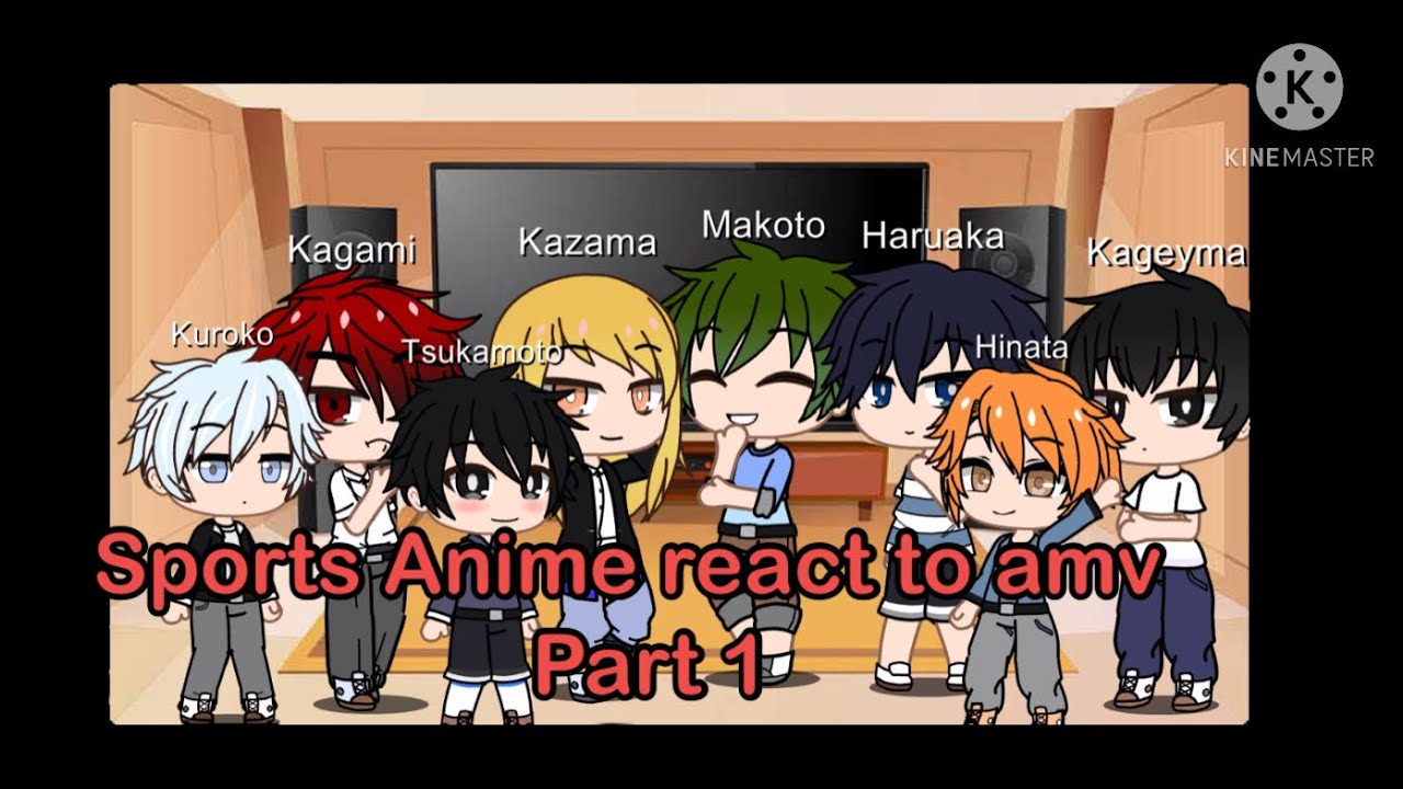Sports Anime Characters react to amv Days and Haikyuu part 1 Gacha Club