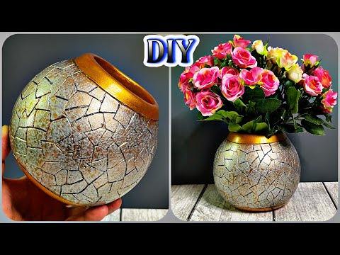 🔊ШИКАРДОС НА МИЛЛИОН😍ВАЗА СВОИМИ РУКАМИ💥ВАЗА ИЗ ГИПСА И ВОЗДУШНОГО ШАРИКА.DIY ТВОРЧЕСКИЕ ИДЕИ