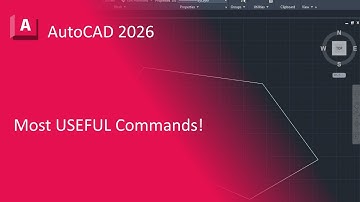 Most USEFUL Commands In AutoCAD 2026!