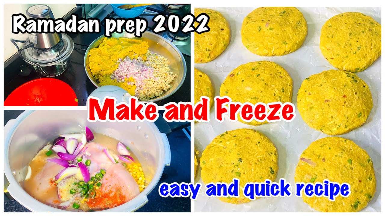 Ramadan preparations 2022 - Make and Freeze Recipe - Quick and Easy shami Kabab