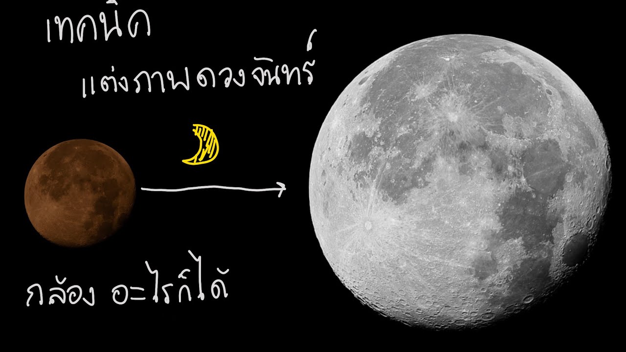 วิธีการเเต่งภาพดวงจันทร์ Registax 6