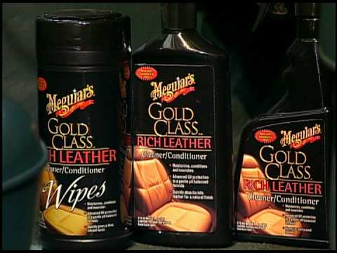 Using Meguiar's® Gold Class™ Leather Cleaner 