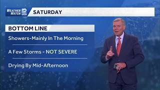 7/30 Evening forecast: Showers for SE Wisconsin on Friday and Saturday