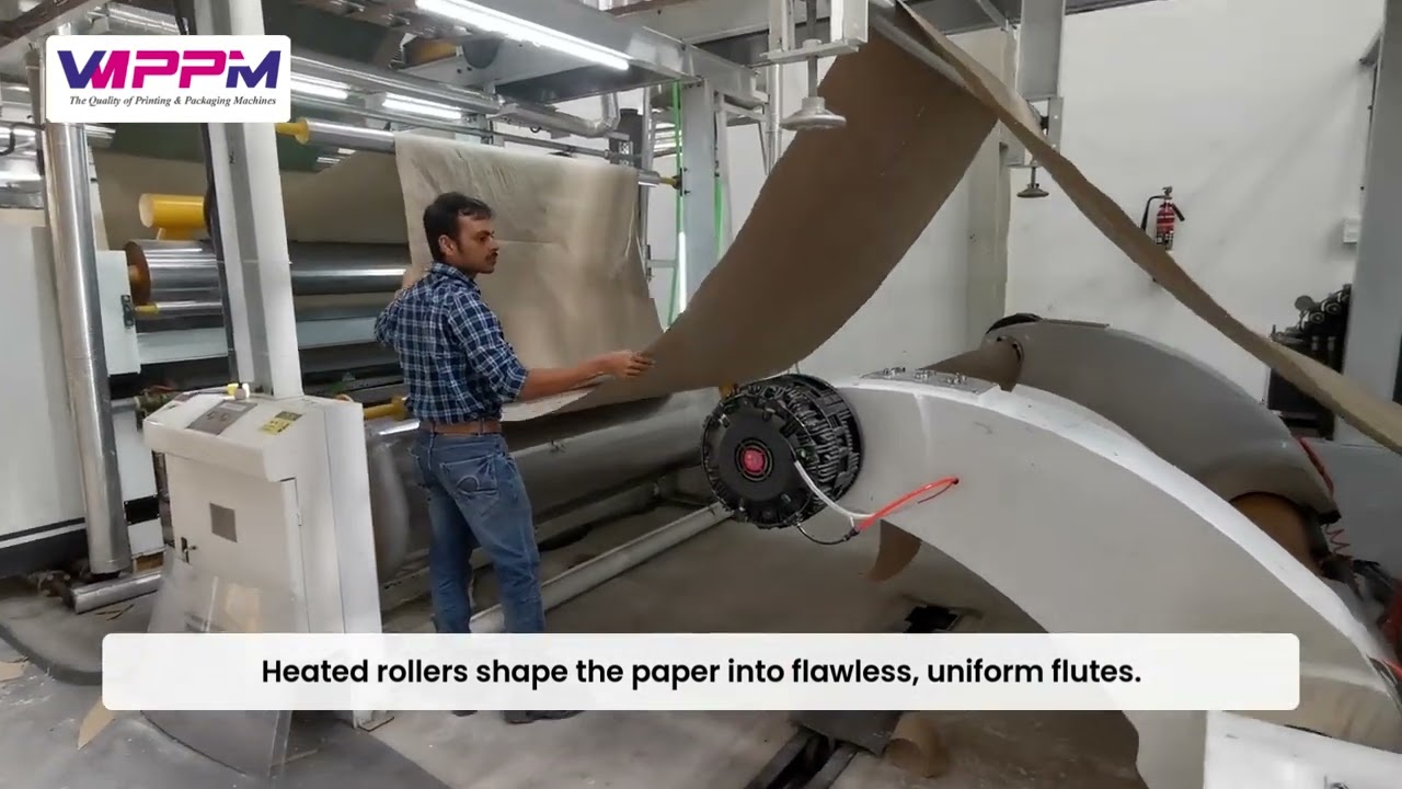 How 5-Ply Corrugated Boards Are Made | Full Production Line Overview