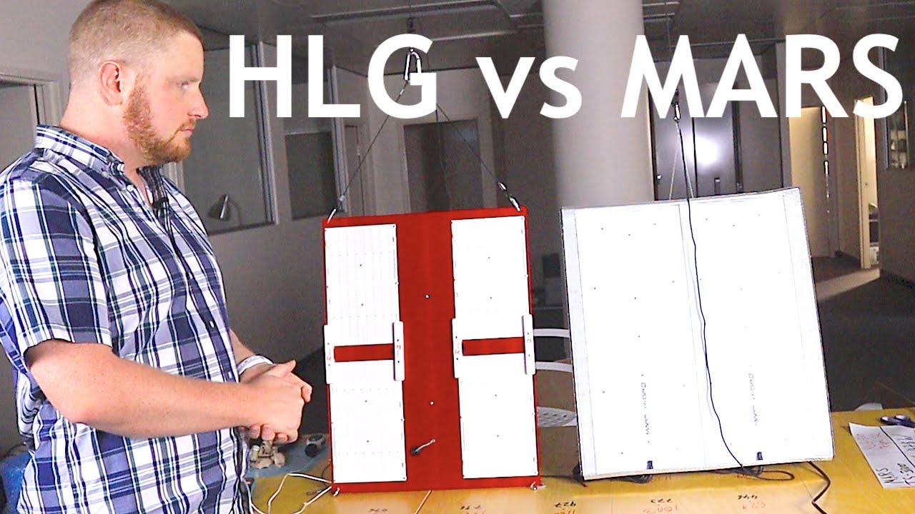 HLG 550 RED v2 VS Mars TS-3000 - LED Grow Light Comparison
