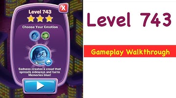 Inside Out Thought Bubbles - Level 743 - Tips and Strategy Gameplay Walkthrough No Boosters