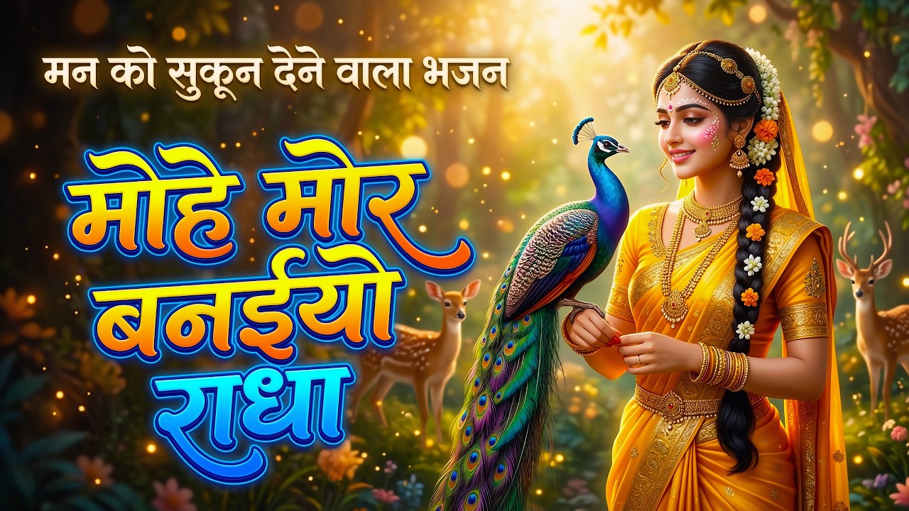 मोहे मोर बनइय्यो राधा | Mohe Mor Banaiyo Radha Apne Vrindavan Ko | Peaceful Radha Krishna Bhajan