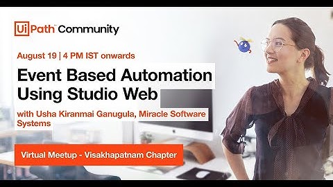 Event Based automation using Studio Web