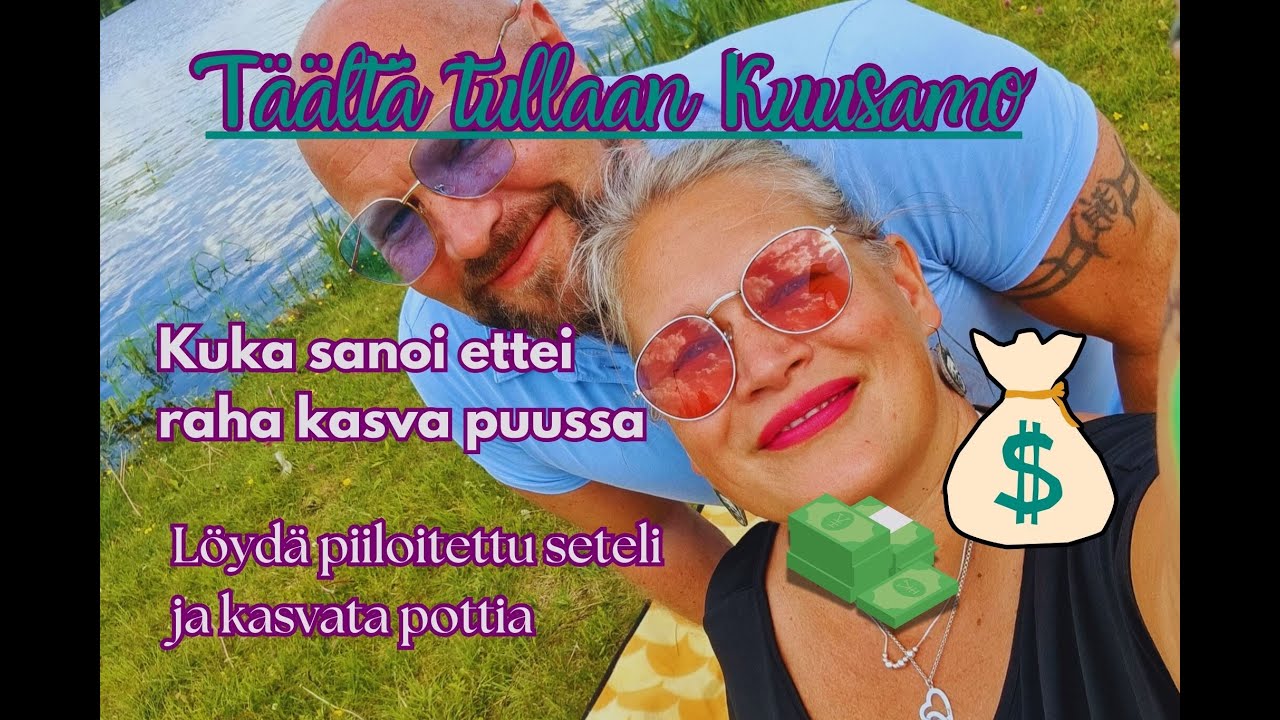 Kuusamo Finland muutakin kuin Ruka! Kuka sanoi että raha ei kasva puussa  LÖYDÄ SETELI, POTTI KASVAA